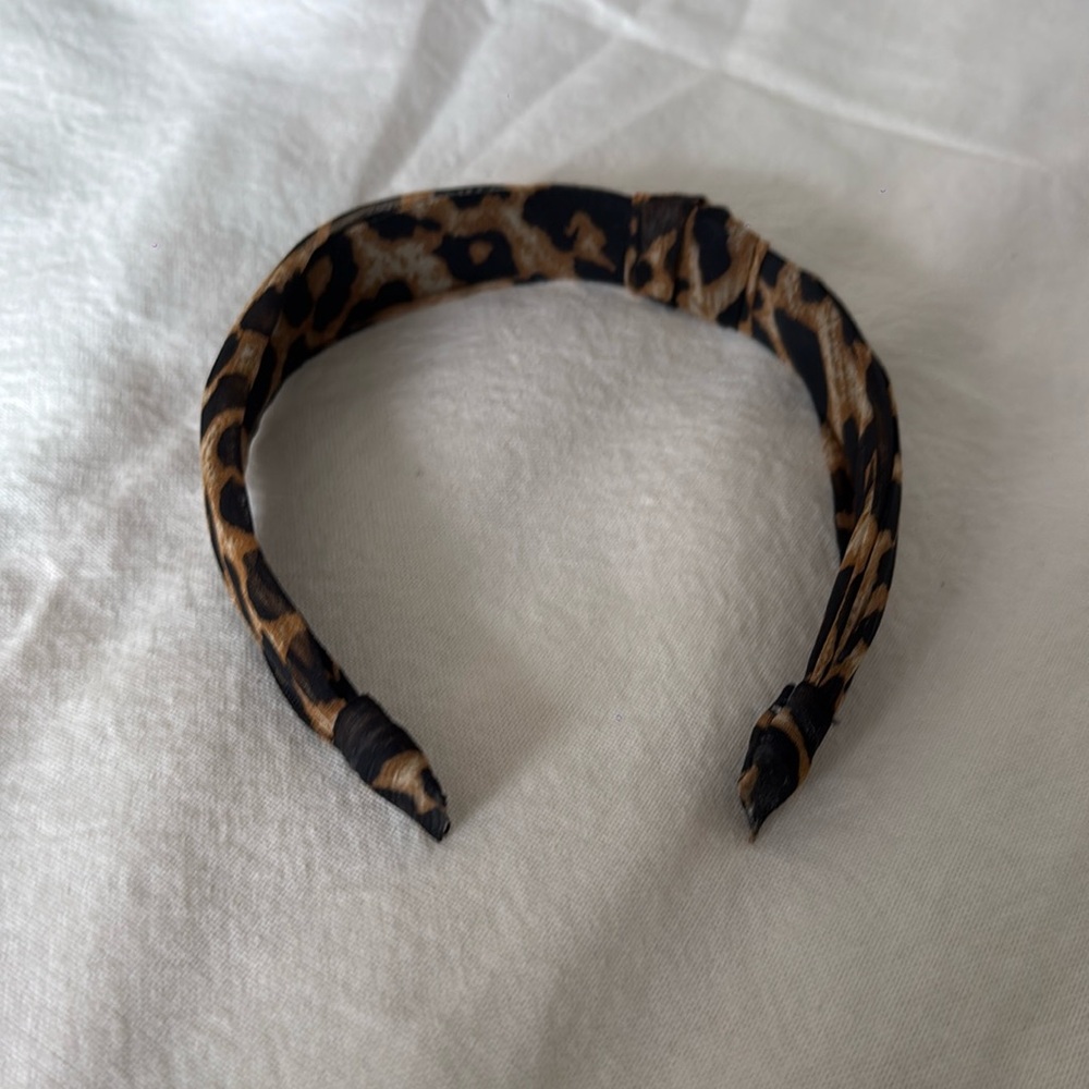 Leopard headband